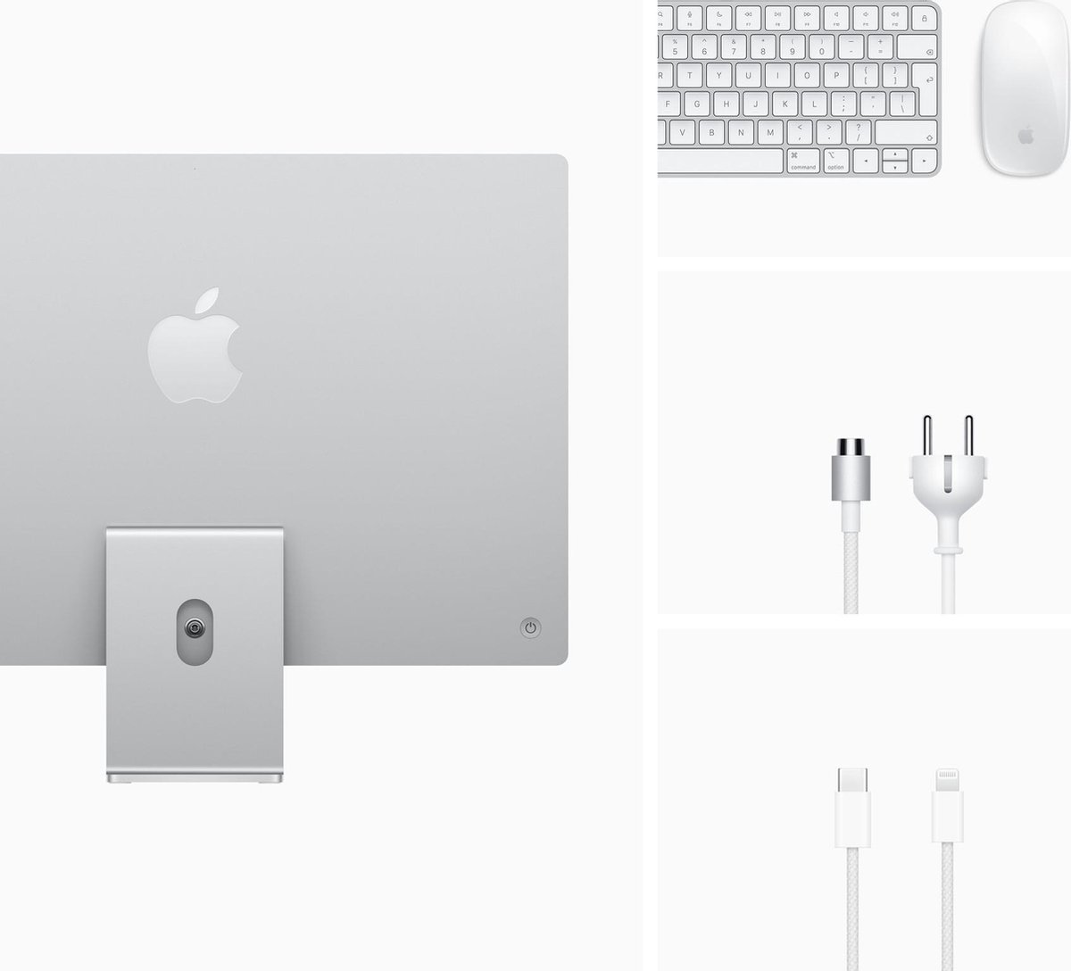 Apple iMac 24" (2021) MGTF3N/A 8GB/256GB 7 core GPU Zilver - Silver