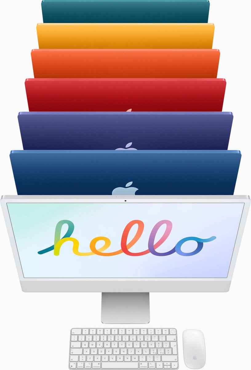 Apple iMac 24" (2021) MGPM3N/A 8GB/256GB 8 core GPU - Roze