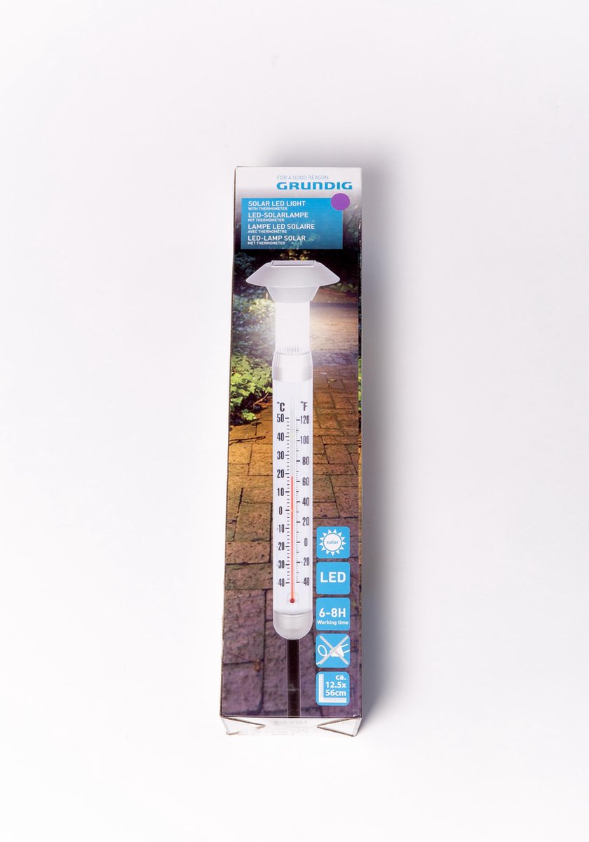 Grundig Weerbestendige Buitenthermometer - 12,5x97 cm