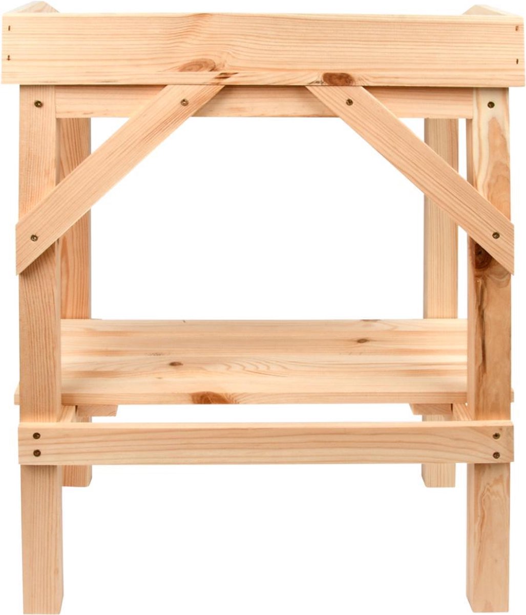 Esschert Design oppottafel Kids in the Garden 61 cm hout bruin