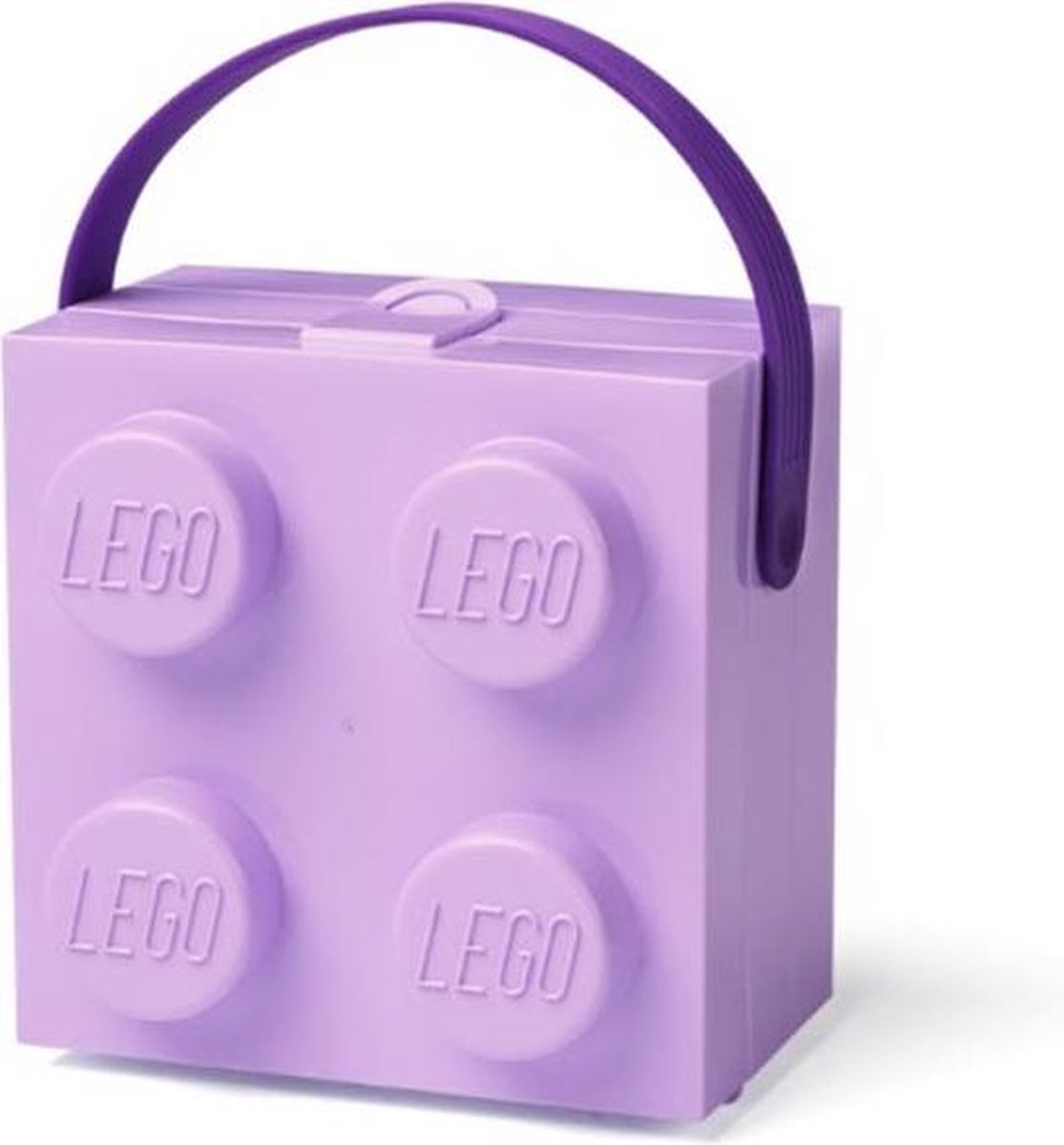 Lego lunchbox Brick 4 junior 17 x 17 x 12 cm - Paars