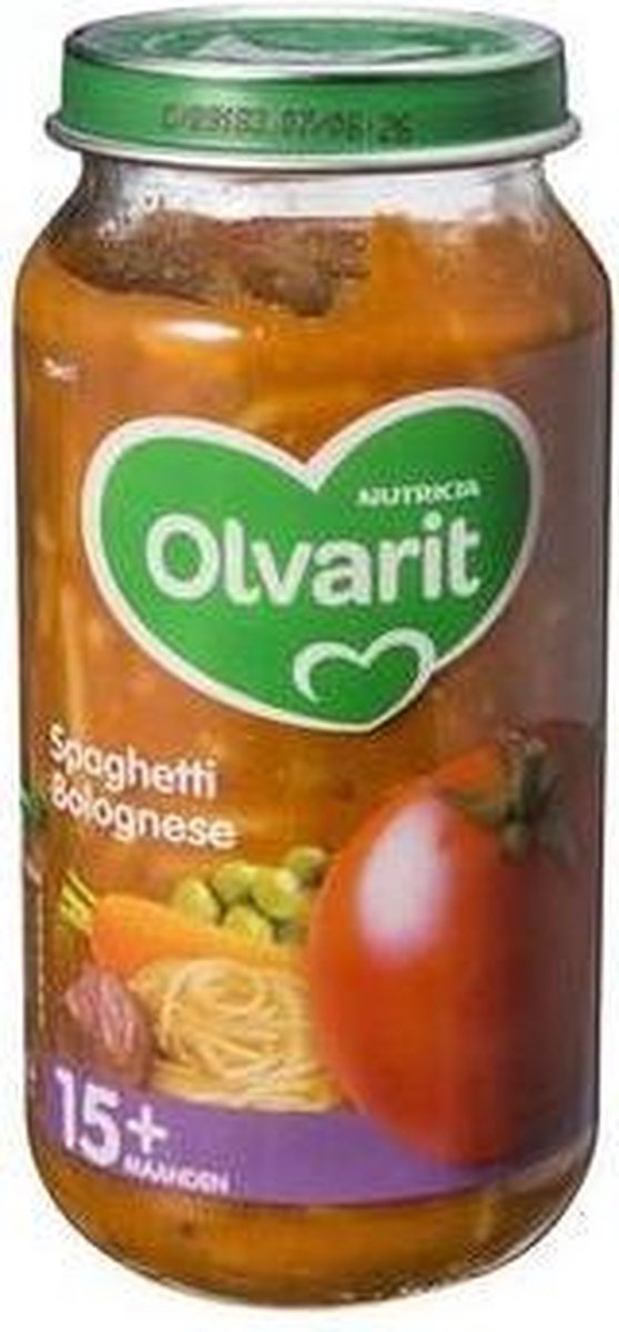Olvarit 15m11 Spaghetti Bolgonese 250gram