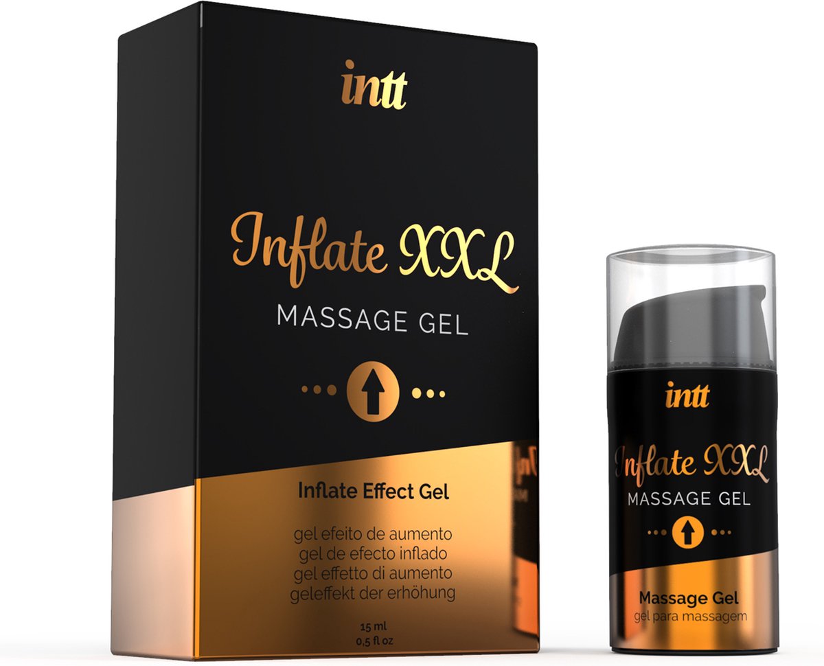 INTT Inflate XXL Massage Gel - Roze