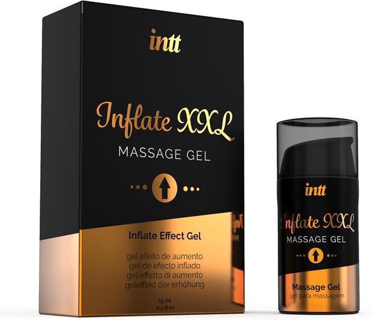 INTT Inflate XXL Massage Gel - Roze