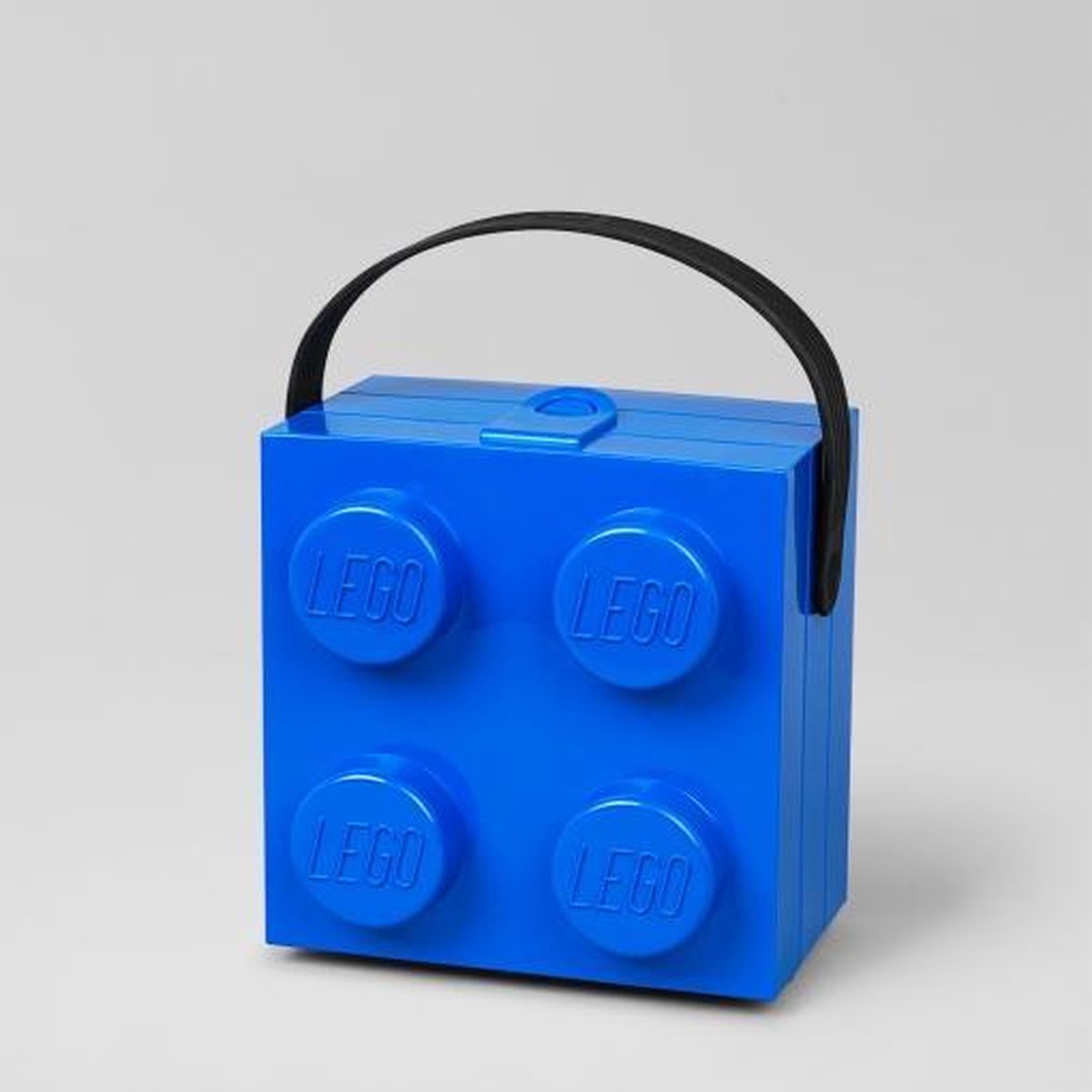 Lego lunchbox Brick 4 junior 17 x 17 x 12 cm PP - Blauw