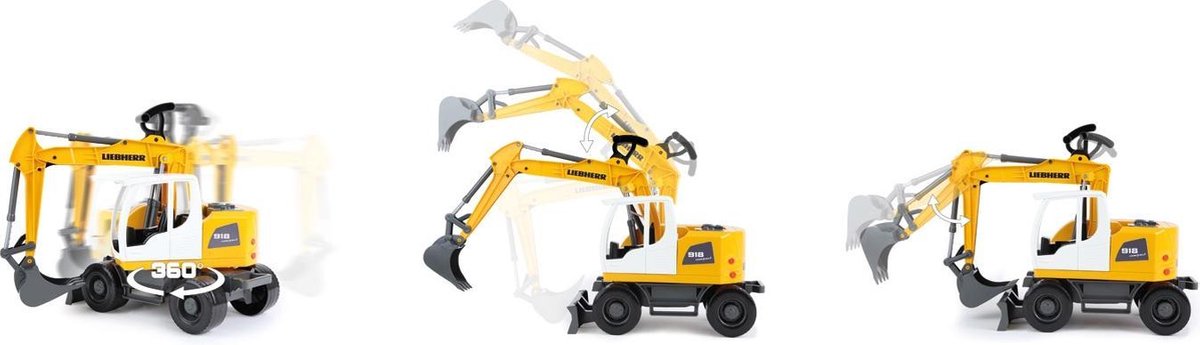 Lena Graafmachine Liebherr A918 Worxx 48cm - Geel