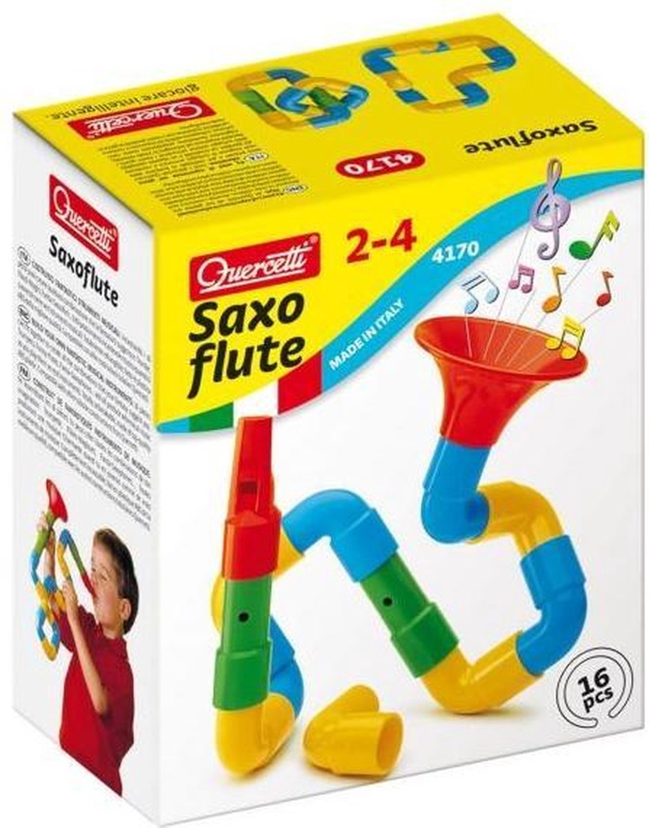 Quercetti Saxoflute bouwpakket 16 delig