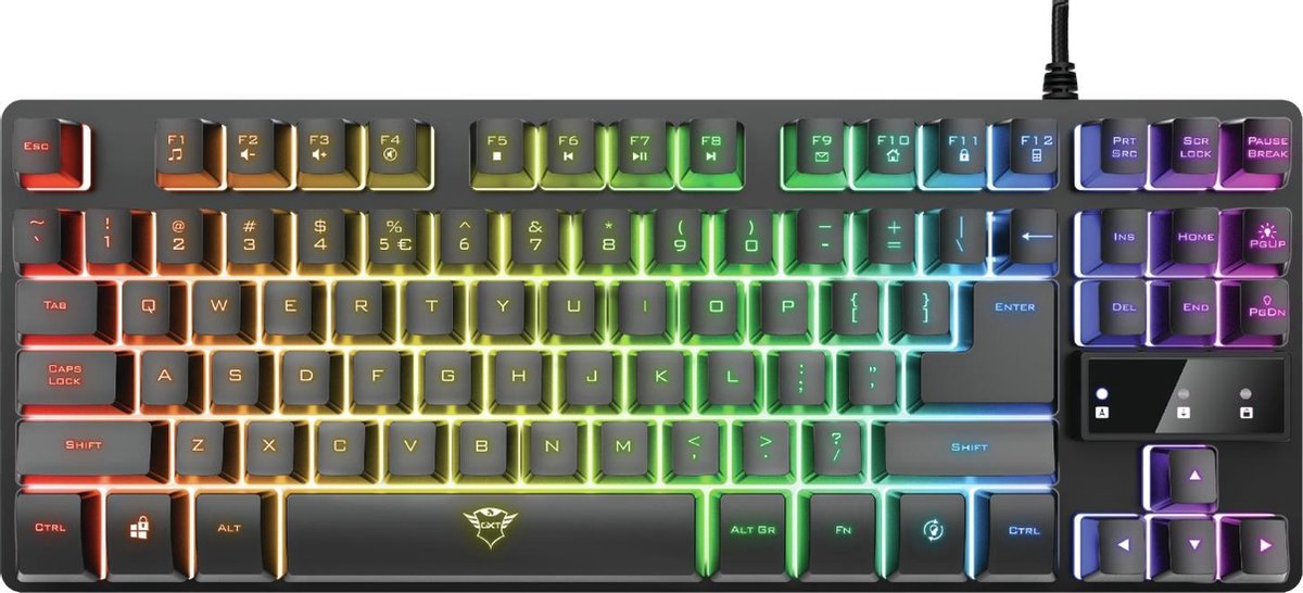 Trust Teclado gaming GXT 833 Thado TKL