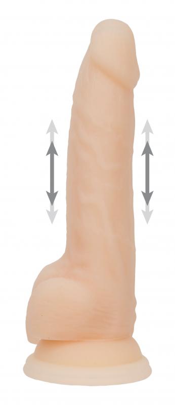 Naked Addiction Realistische Stotende Dildo met Afstandsbediening - 23 cm