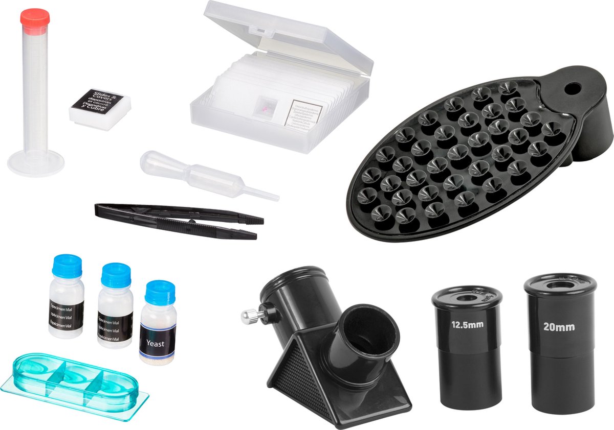 National Geographic telescoop en microscoopset/geel - Zwart