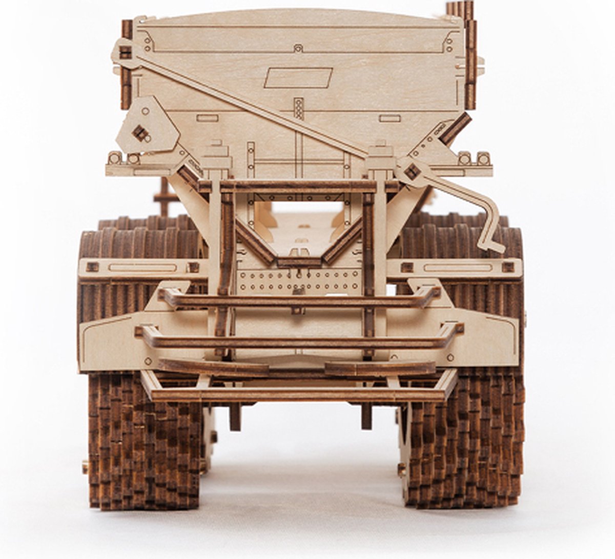 Art Bizniz 3D puzzel cm Trailer Tractor K 7M 50 cm hout 206 st. - Bruin