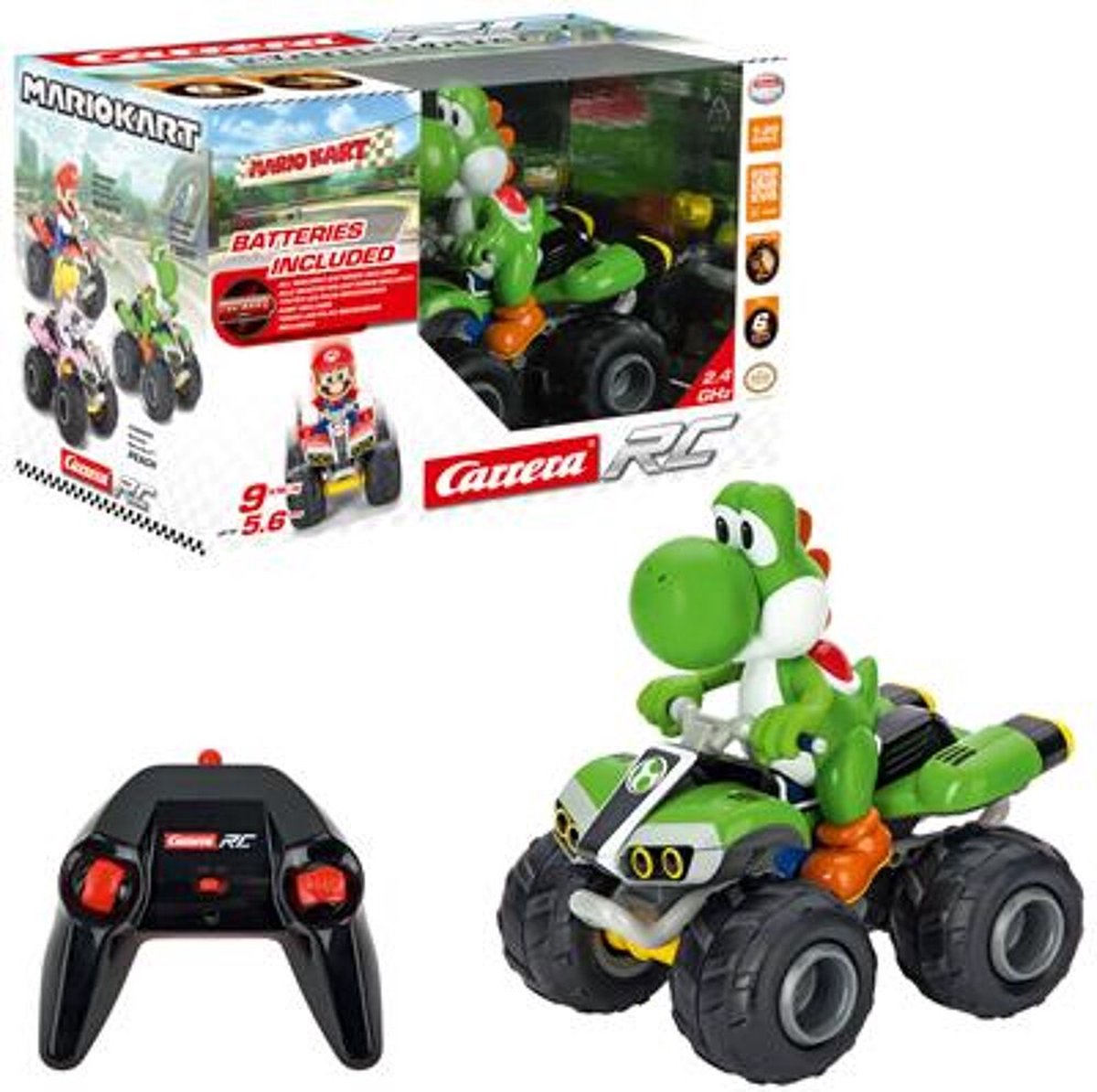 Carrera quad RC Yoshi 2,4GHz 19,4 cm - Groen