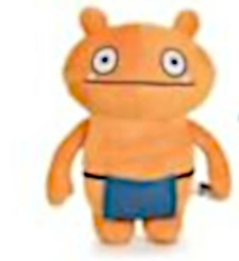 Play by Play knuffel Ugly Dolls junior 28 cm polyester - Oranje