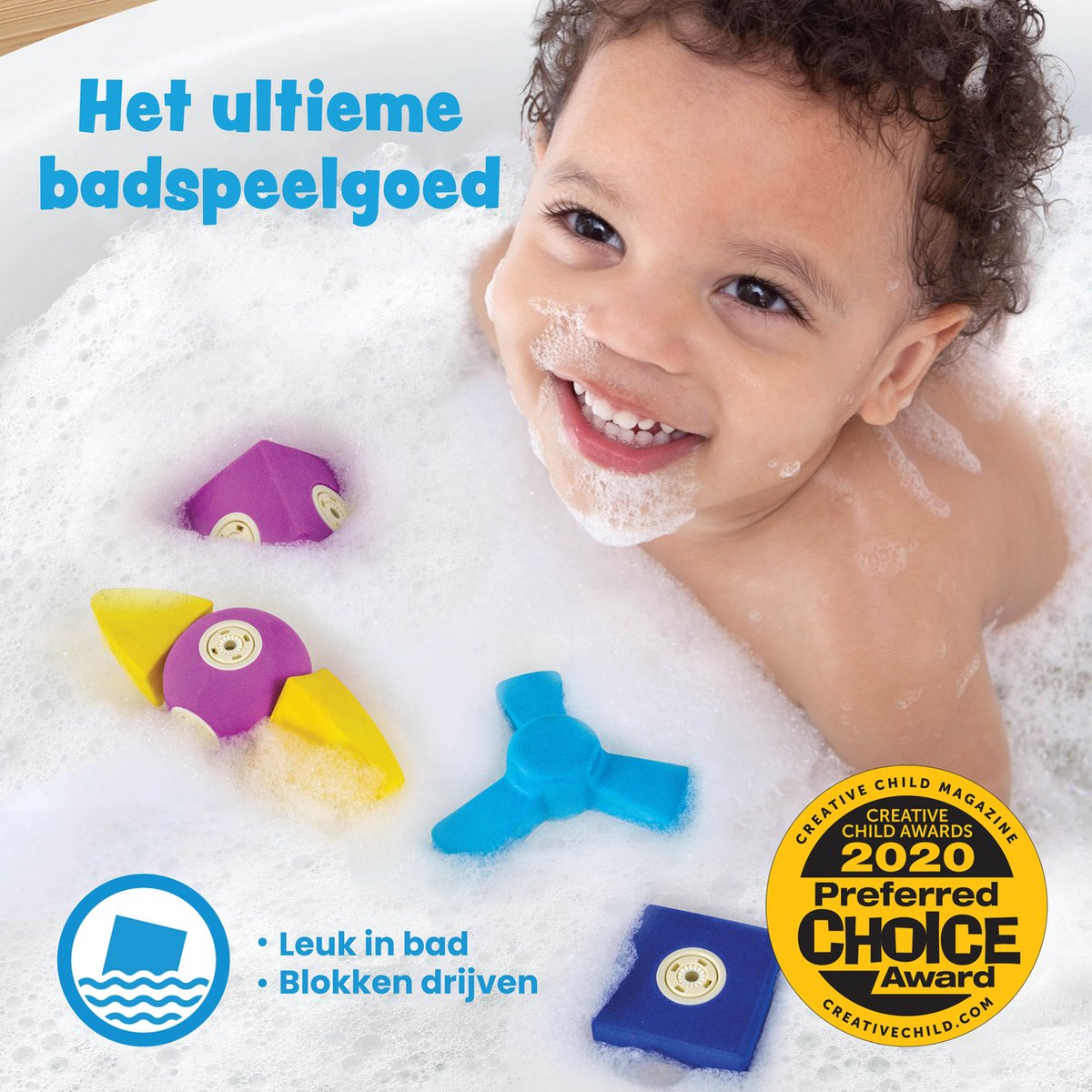 Blockaroo speelset Kasteel Foam Blocks junior rubber 35 delig