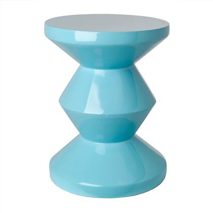 Pols Potten Zig Zag Bijzettafel - Blauw