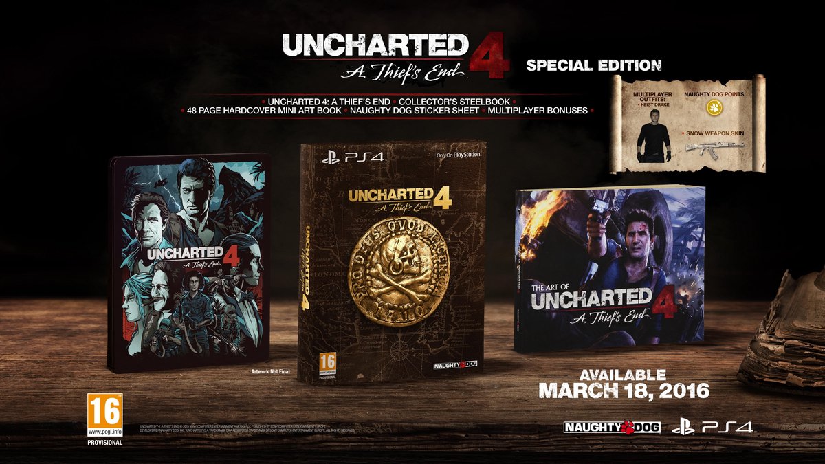 Sony Uncharted 4: A Thief's End Special Edition