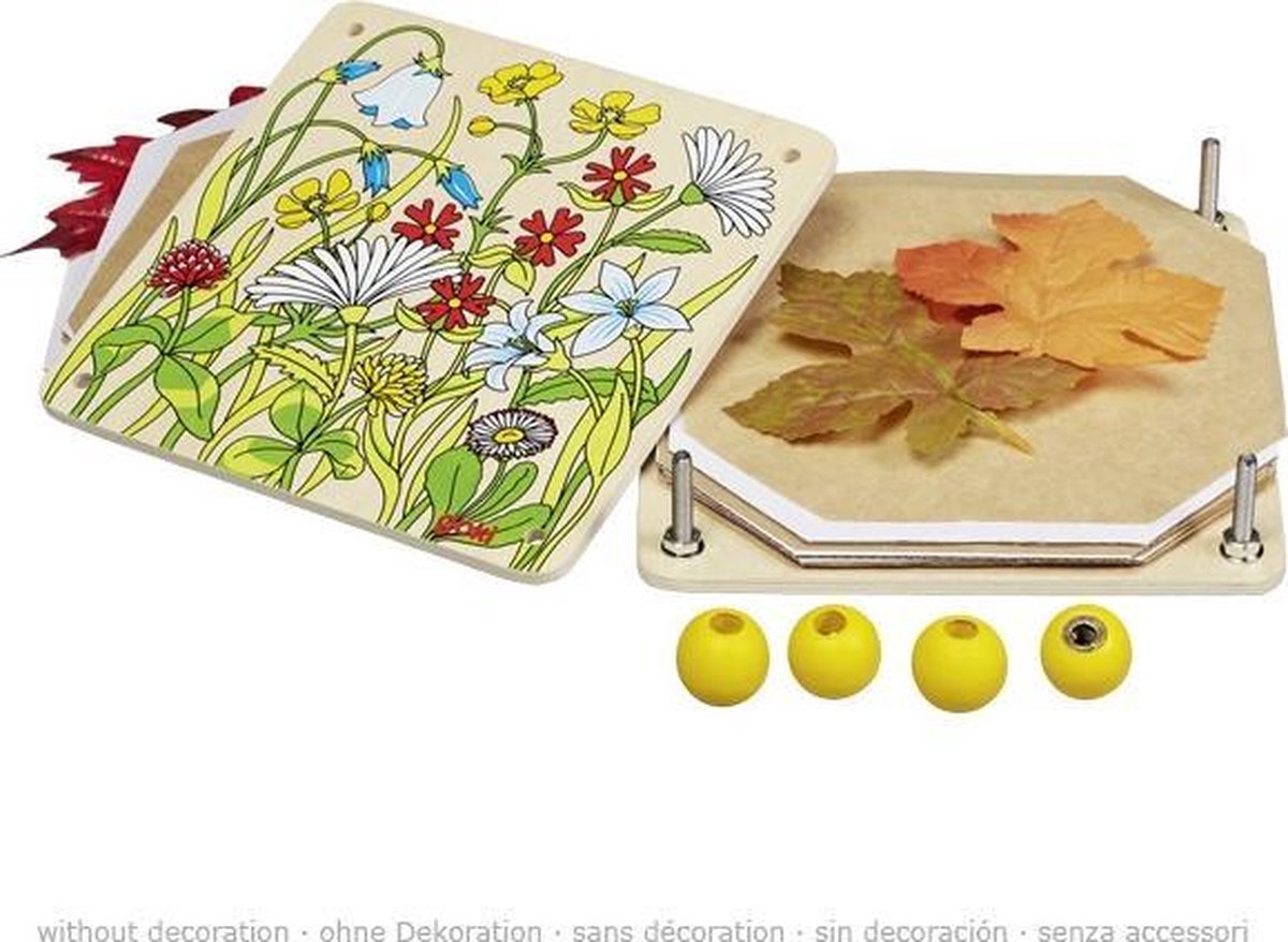 Goki Bloemenpers 17,5 X 17,5 X 4,5 cm