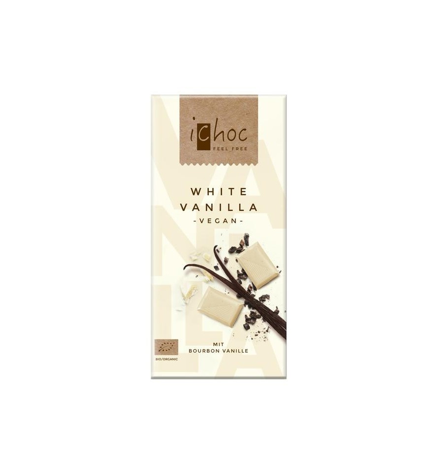 iChoc White vanilla vegan 80 gram