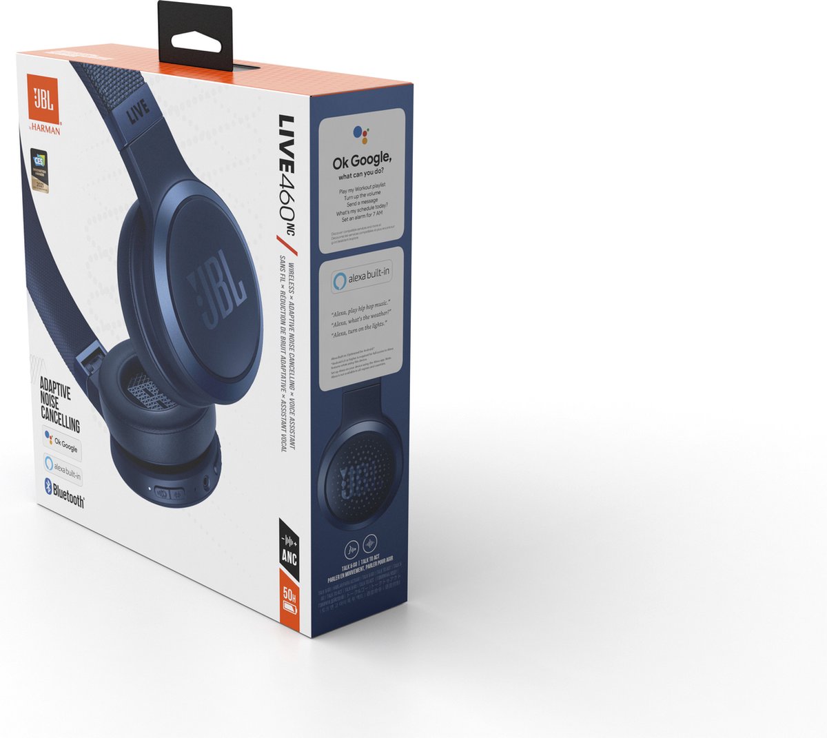 JBL LIVE 460NC - Blauw
