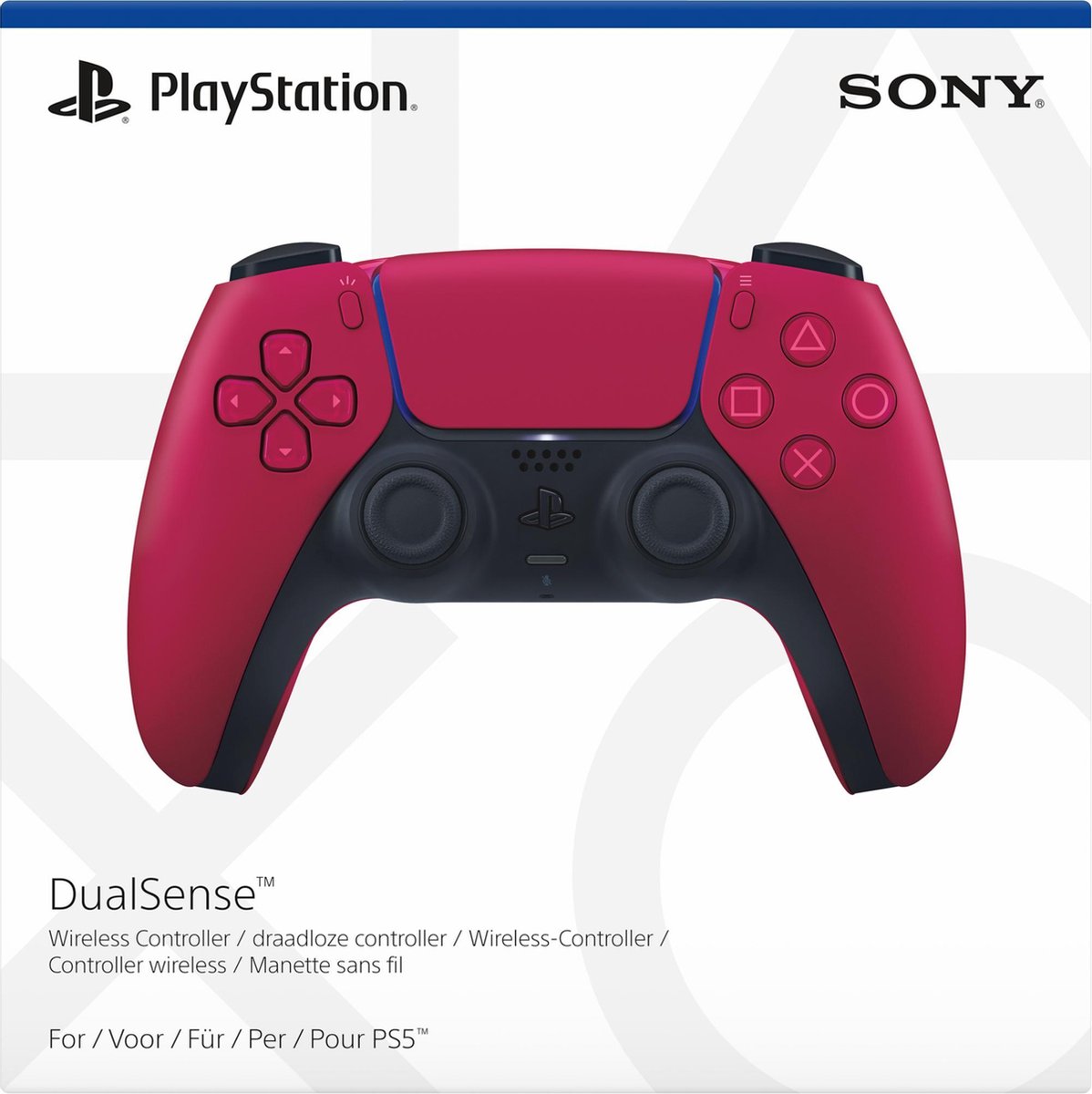 Sony Playstation 5 DualSense Draadloze Controller Cosmic Red - Rood