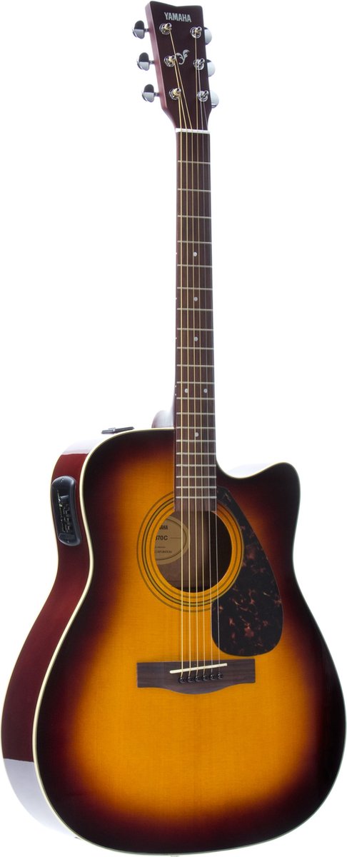 Yamaha FX370C Tobacco Brown Sunburst elektrisch-akoestische klassieke gitaar