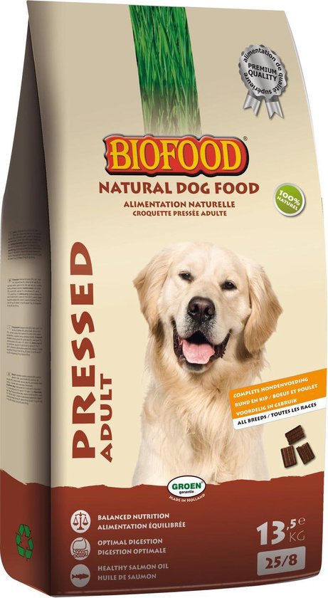 Biofood Geperst - Hondenvoer - 13.5 kg