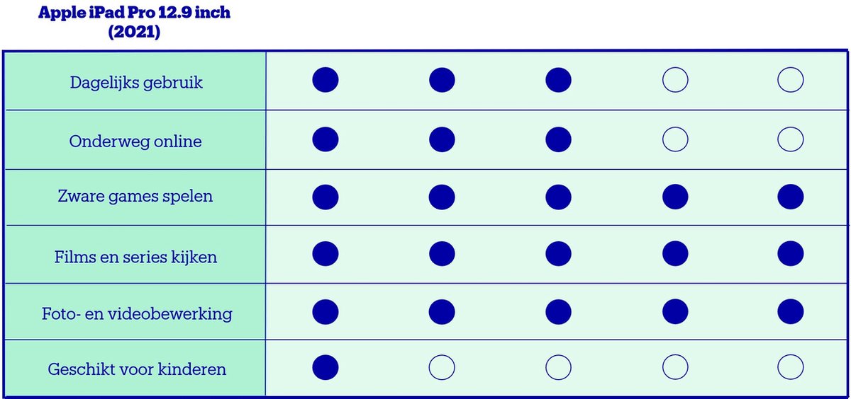 Apple iPad Pro (2021) 12.9 inch 2TB Wifi Space Gray - Grijs