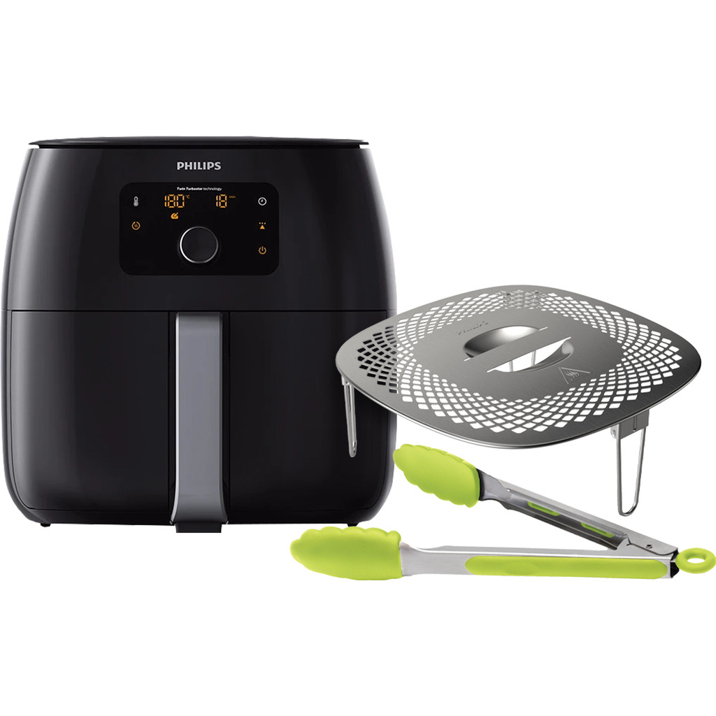 Philips Avance Airfryer XXL HD9650/90 + Snackkit - Zwart