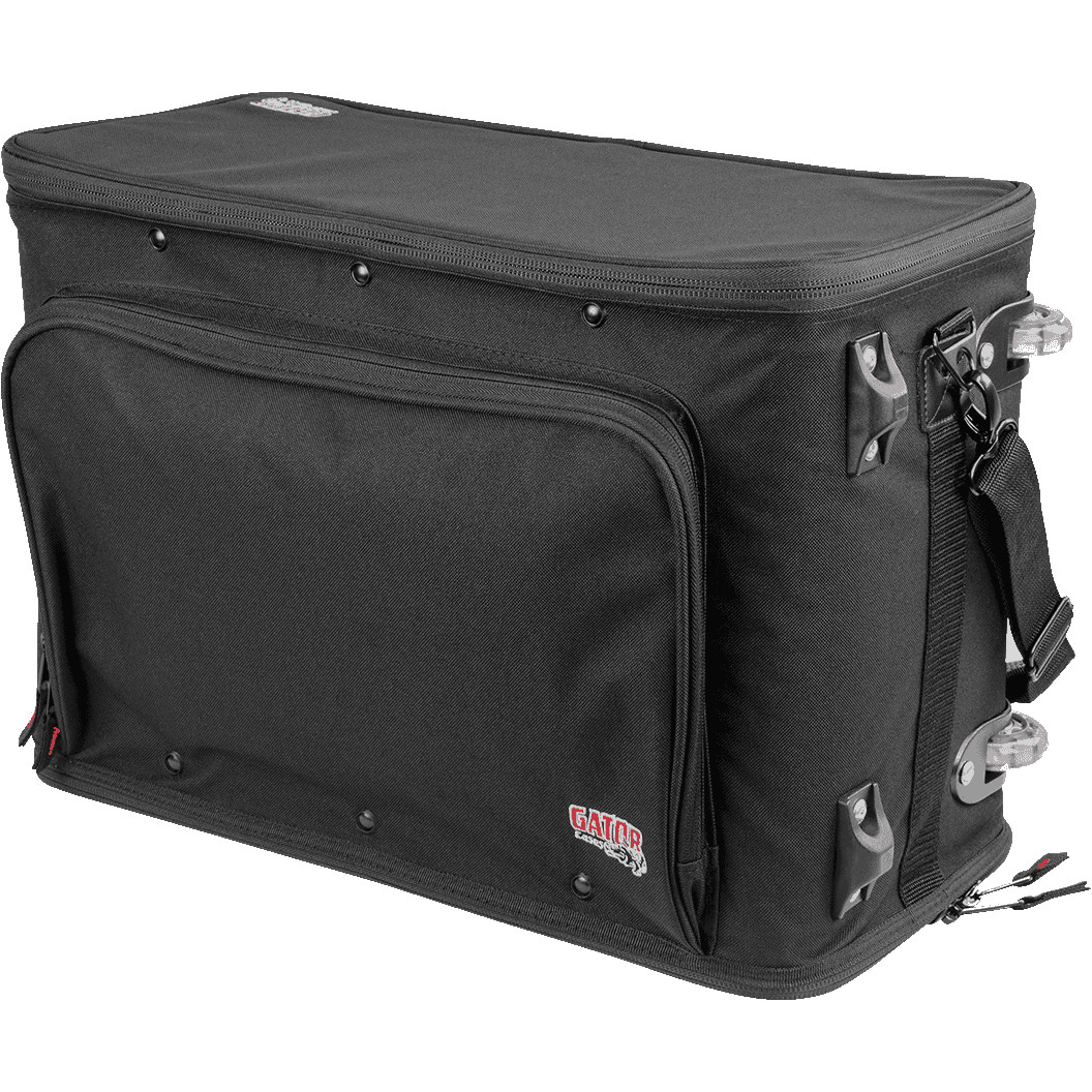 Gator Cases GR-RACKBAG-3UW nylon doubledoor trolley-flightcase 3U