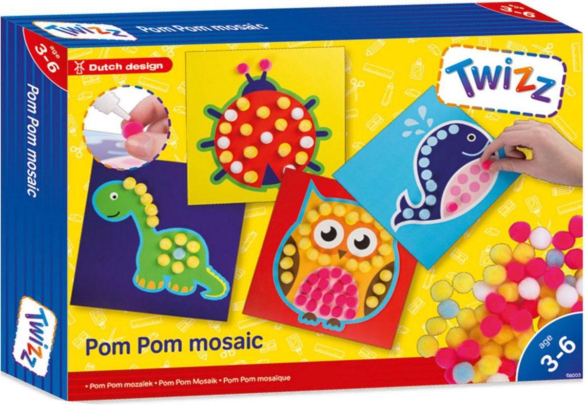 Twizz mozaïekset Pom Pom junior foam