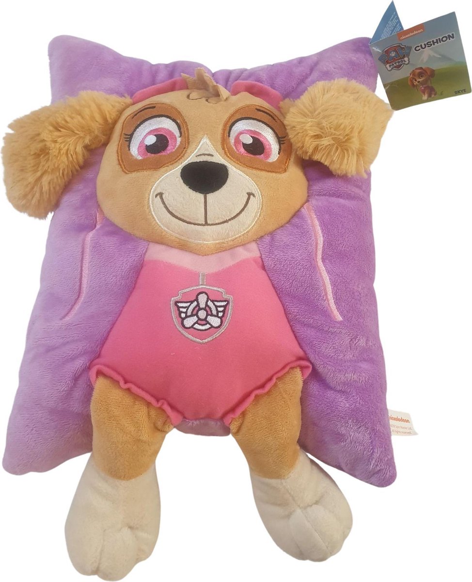 Nickelodeon kussen Paw Patrol junior 26 x 38 polyester - Paars