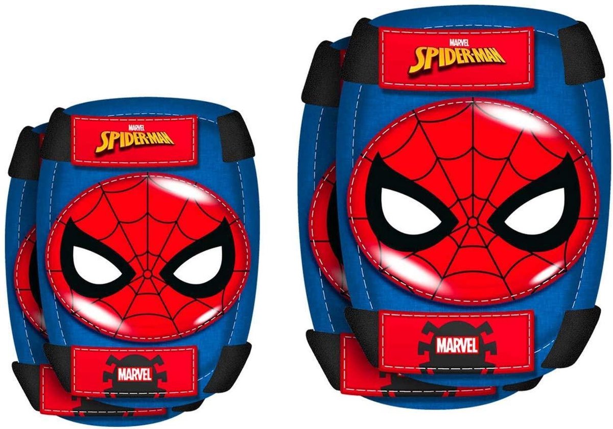 Stamp skatebescherming Marvel Spider Man/rood one size - Blauw
