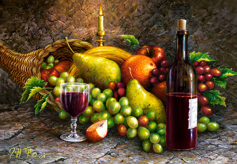 Castorland legpuzzel fruit en wijn 1000 stukjes
