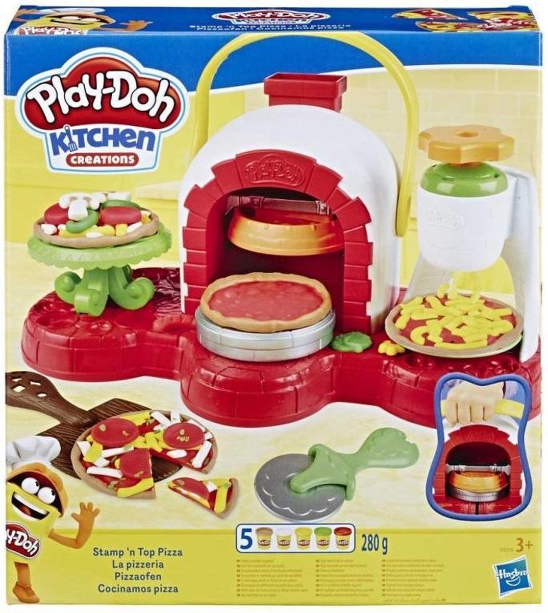 Hasbro Play Doh pizza oven Stamp 'n Top 33 x 30 x 9 cm multicolor