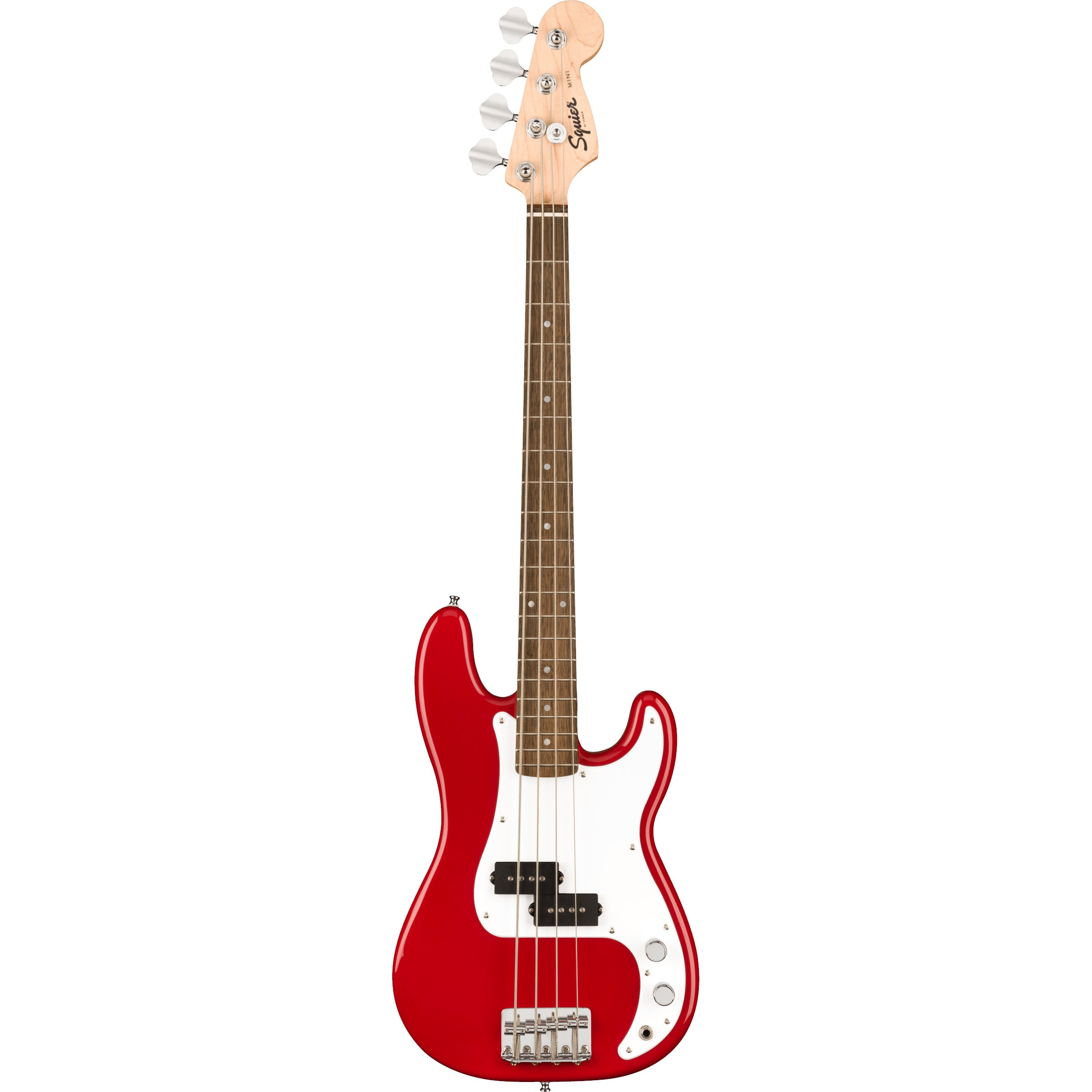 Squier Mini Precision Bass Dakota Red kinderbasgitaar / reisbasgitaar