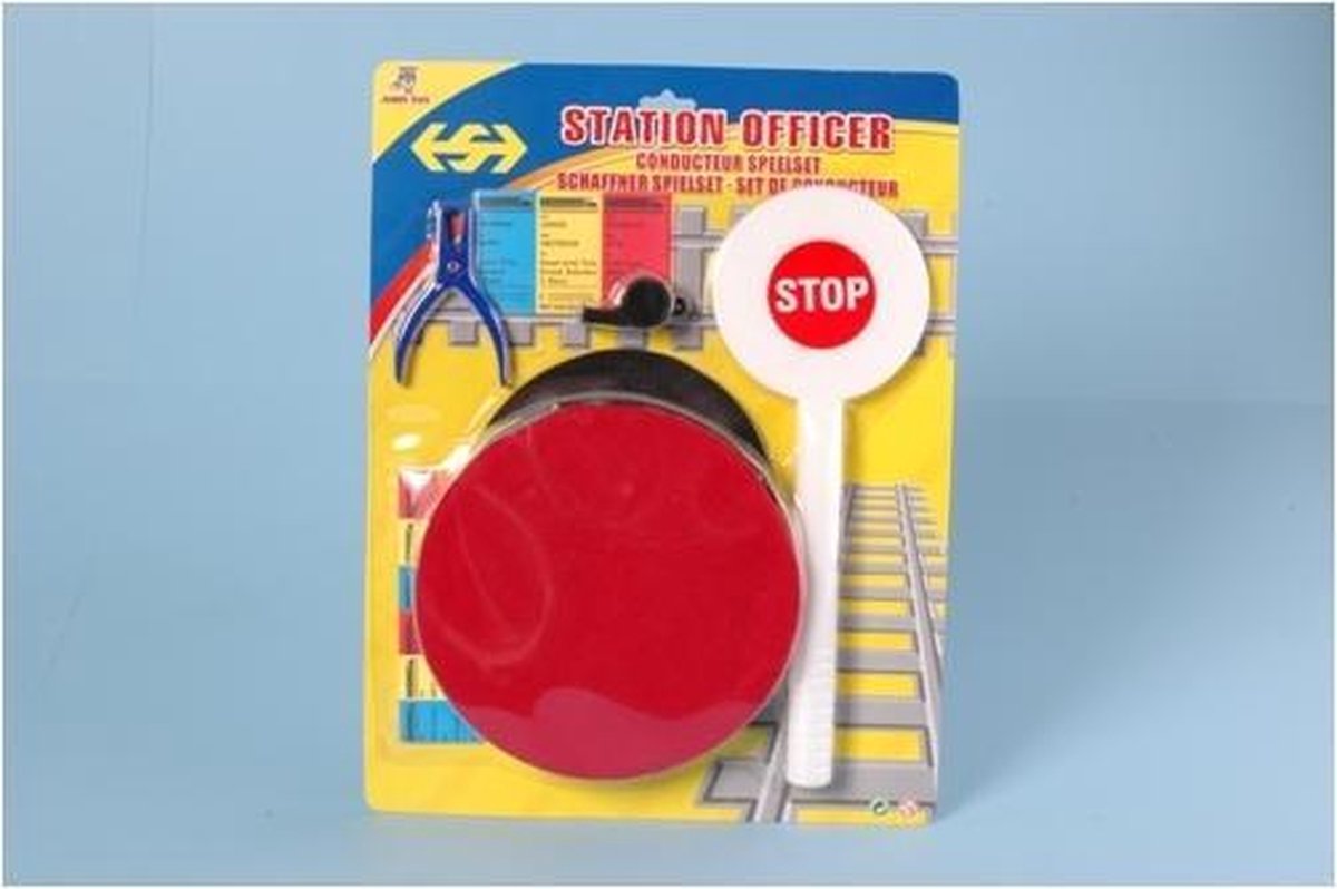 Top1Toys Johntoy speelset conducteur 6 delig