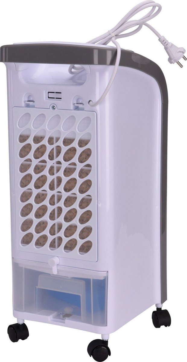 Voordeeldrogisterij 2-in-1 Mobiele Aircooler en Luchtbevochtiger - 3.5 L - Staand - 80W - Wit