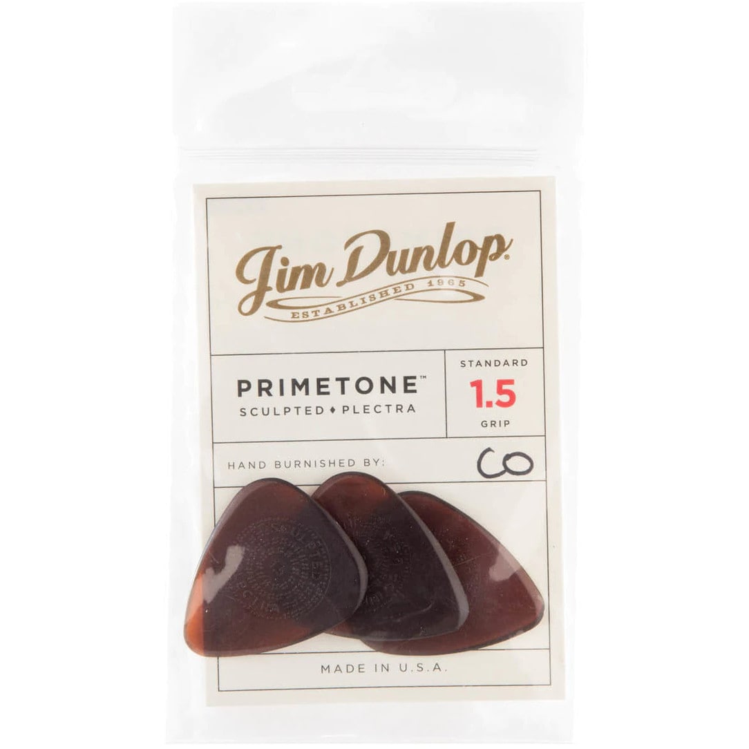 Dunlop 510P150 Primetone Standard Grip Pick 1.5 mm plectrum set 3 stuks