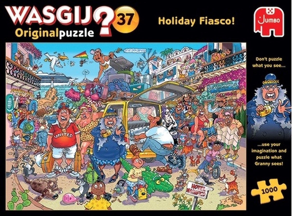 Jumbo Puzzel Wasgij Original 37 1000 Stukjes Vakantiefiasco