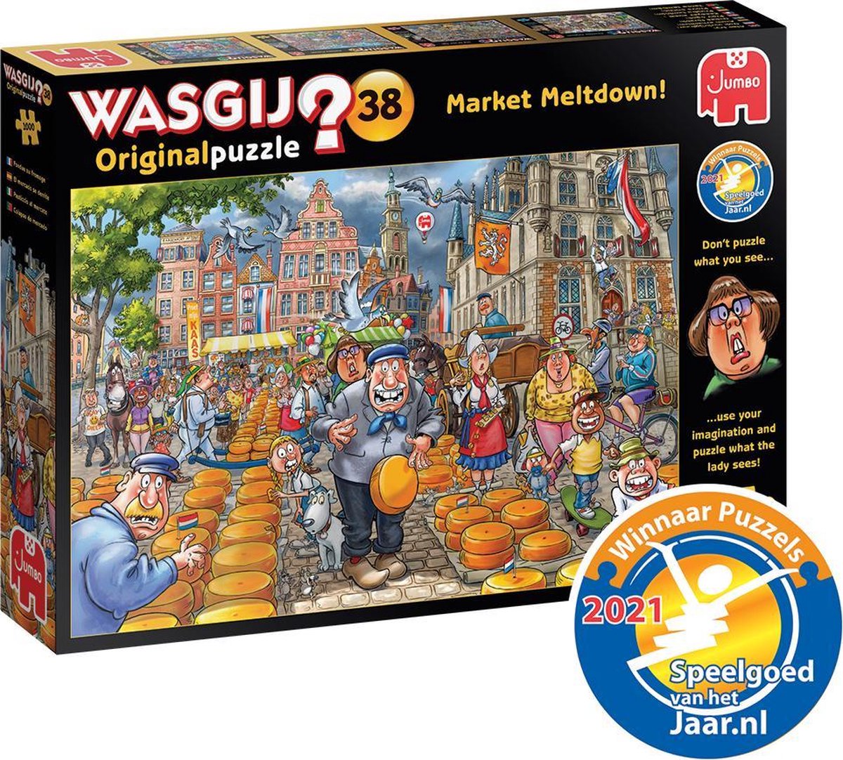 Jumbo Puzzel Wasgij Original 38 1000 Stukjes Kaasalarm