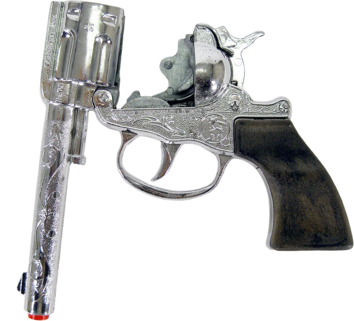 Gonher Speelgoed revolver cowboy 100 schots zilver - Silver