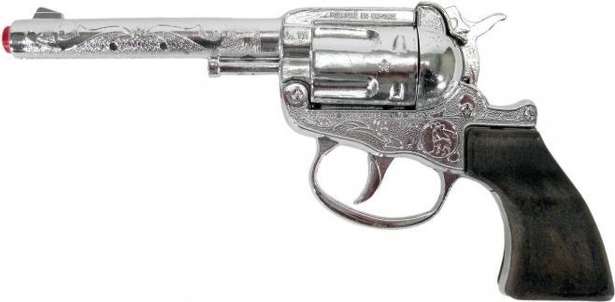 Gonher Speelgoed revolver cowboy 100 schots zilver - Silver
