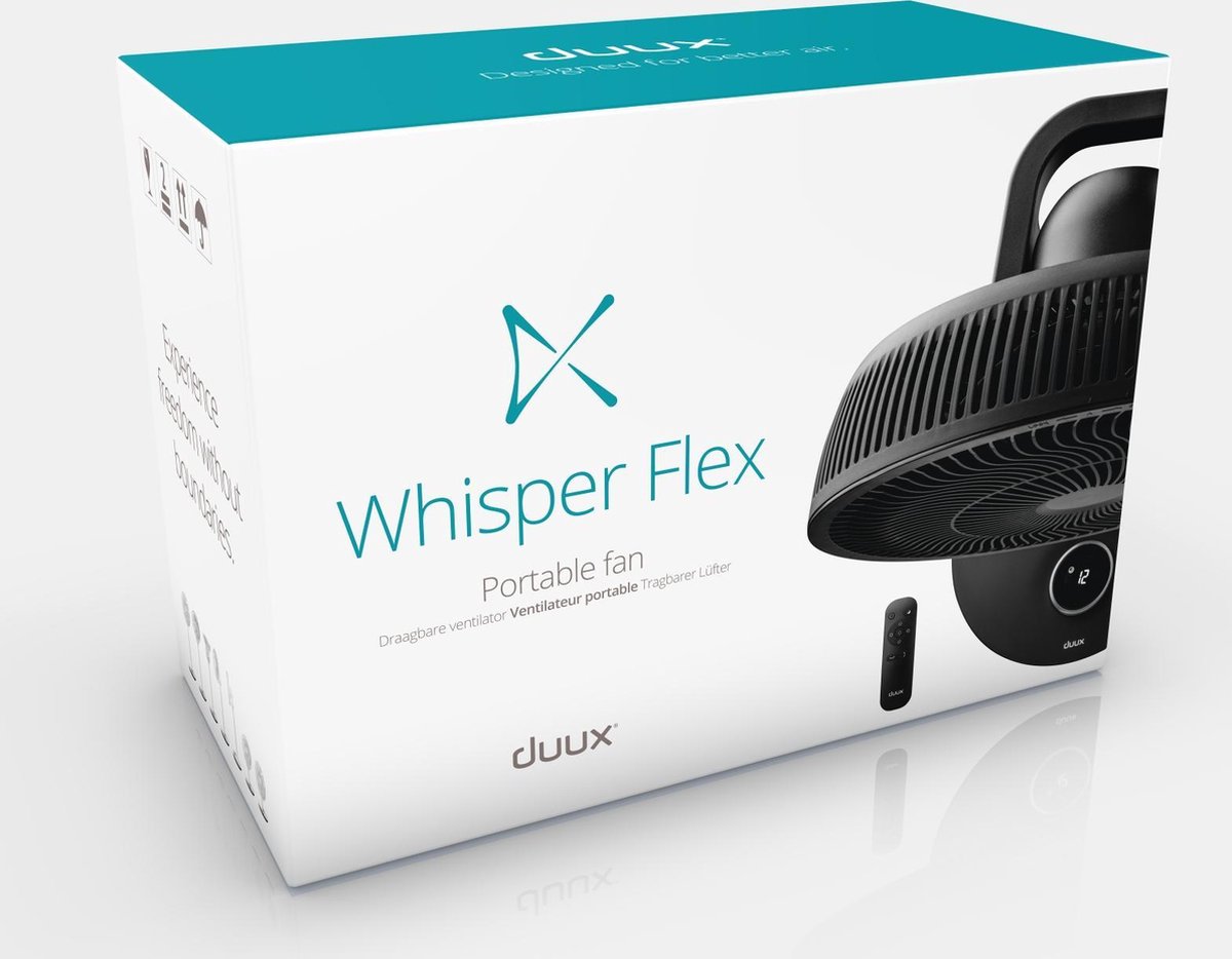 Duux Whisper Flex Smart (zonder accu) - Zwart