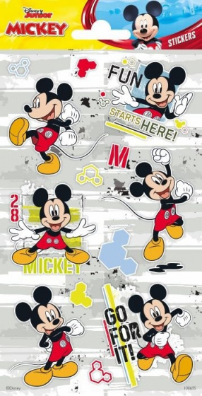 Funny Products stickers Mickey Mouse 20 x 10 cm papier 13 stuks