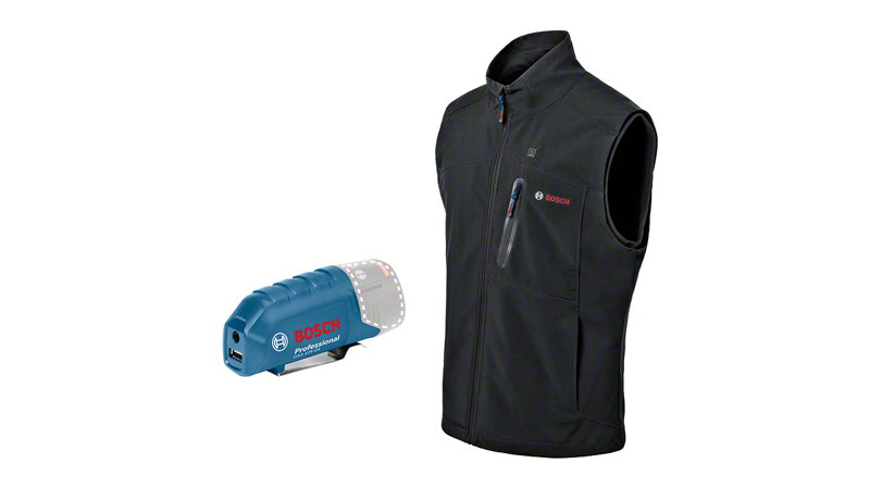 Bosch GHV 12+18V XA S 12V Li-Ion accu verwarmde bodywarmer - Maat S