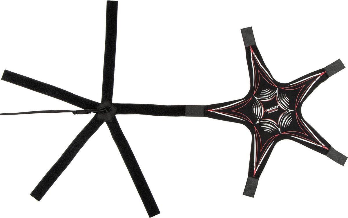 Avento Voetbalvaardigheidstrainer/Grijs/Rood - Zwart