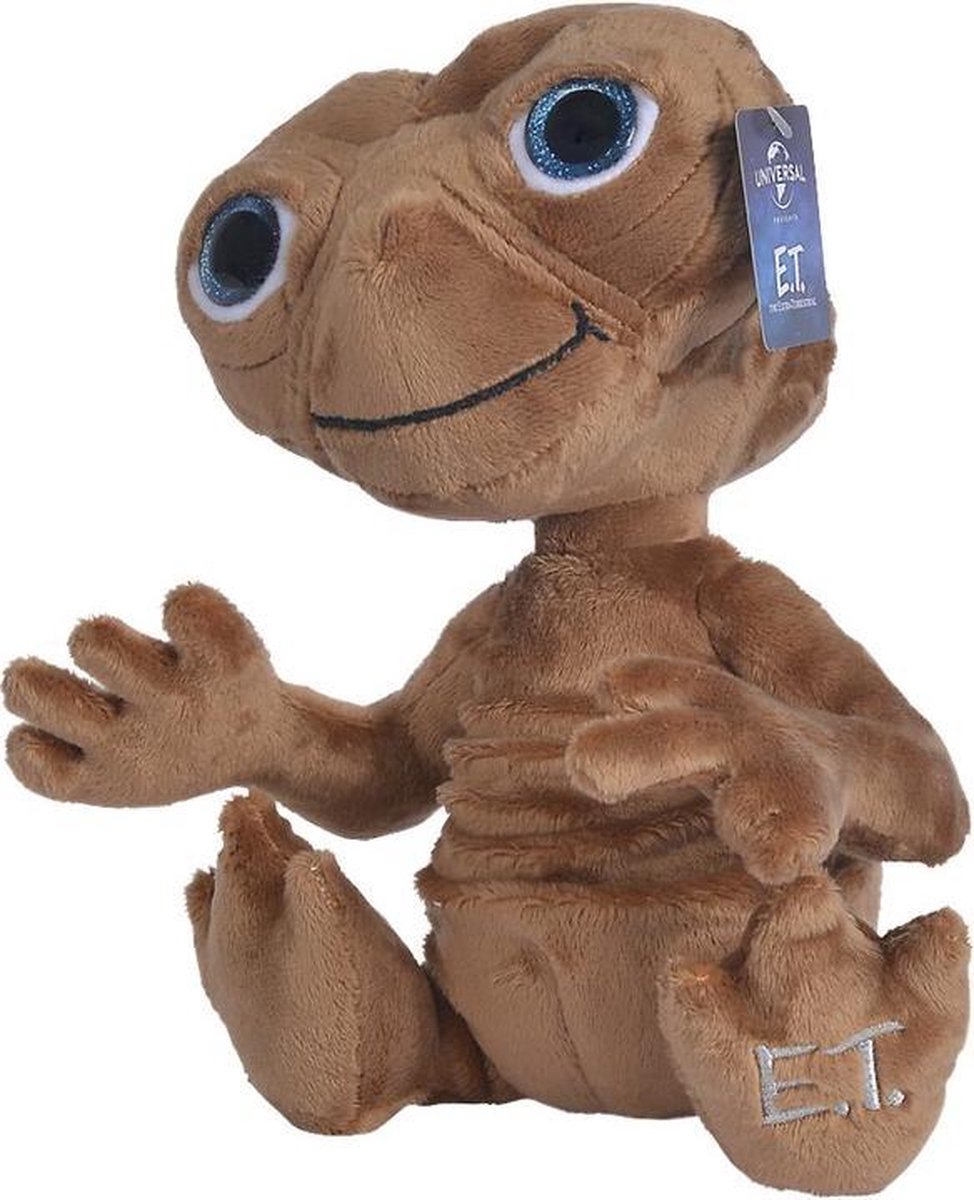 Nicotoy knuffel E.T. junior 25 cm pluche/polyester - Bruin