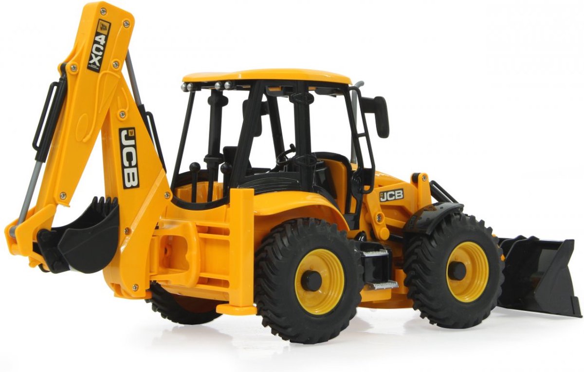 Jamara graafmachine JCB backhoe loader 40 x 61 x 14 cm - Geel