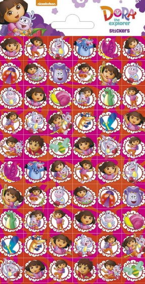 Nickelodeon stickervel Dora Mini junior papier 60 stuks