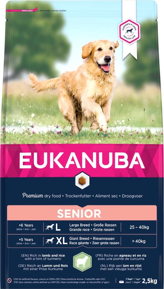Eukanuba Mature Large Breed - Hondenvoer - Lam 2.5 kg